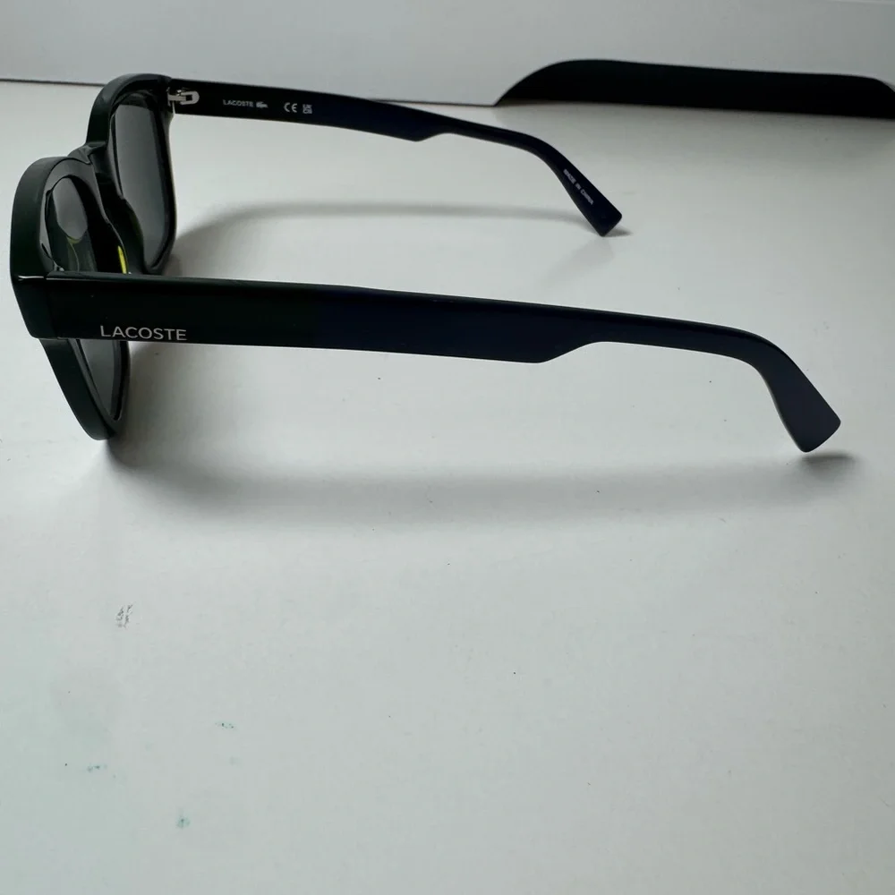 Lacoste Men’s 52mm Color Block Square Dark Green Sunglasses